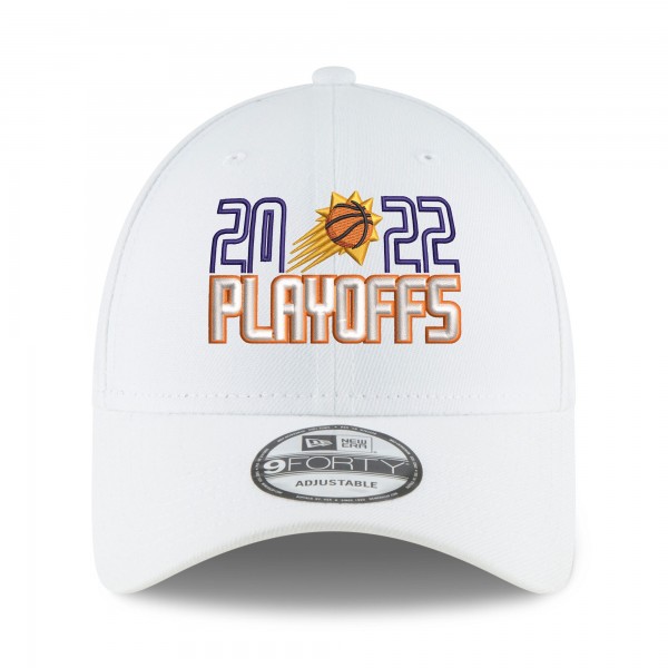 Бейсболка Phoenix Suns New Era 2022 NBA Playoffs Bubble Letter 9FORTY - White