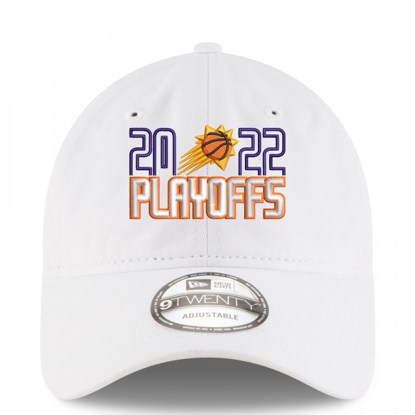Бейсболка Phoenix Suns New Era 2022 NBA Playoffs Bubble Letter 9TWENTY - White