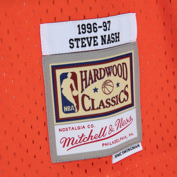Игровая форма  Steve Nash Phoenix Suns Mitchell & Ness 1996/97 Hardwood Classics Fadeaway Swingman Player - Orange/Black