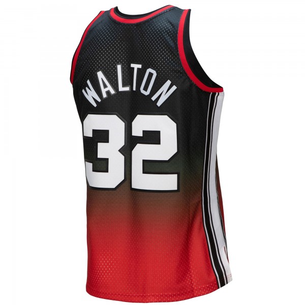 Игровая форма  Bill Walton Portland Trail Blazers Mitchell & Ness 1976/77 Hardwood Classics Fadeaway Swingman Player - Red/Black
