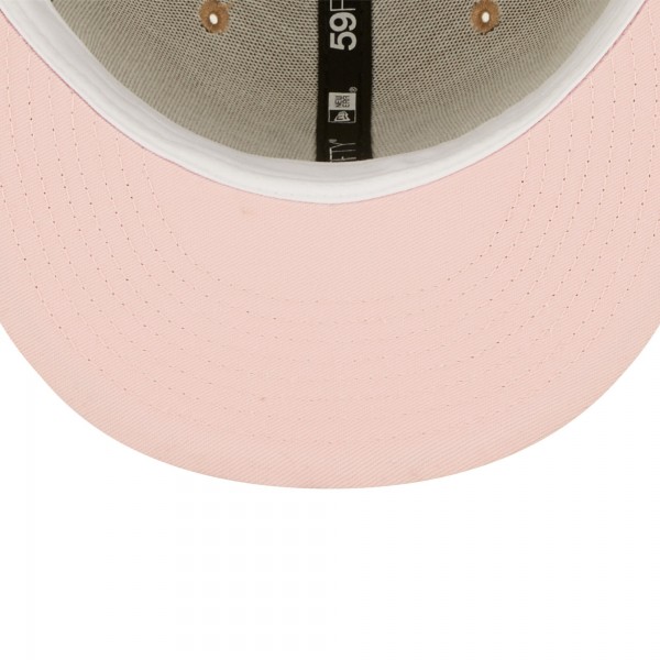 Бейсболка New York Yankees New Era Pink Undervisor 59FIFTY - Khaki/Olive