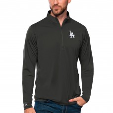 Кофта на короткой молнии Los Angeles Dodgers Antigua Tribute - Charcoal