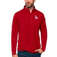 Кофта на короткой молнии Los Angeles Dodgers Antigua Tribute - Red