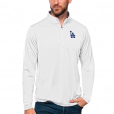Кофта на короткой молнии Los Angeles Dodgers Antigua Tribute - White