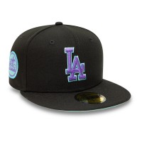Бейсболка Los Angeles Dodgers New Era 1980 MLB All-Star Game Black Light 59FIFTY - Black