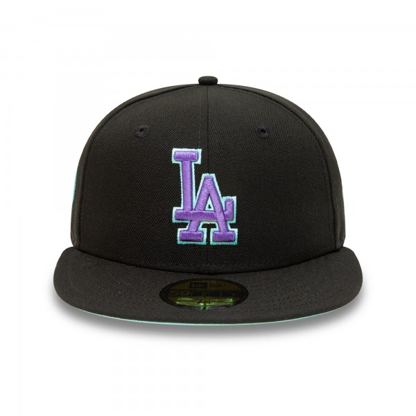 Бейсболка Los Angeles Dodgers New Era 1980 MLB All-Star Game Black Light 59FIFTY - Black