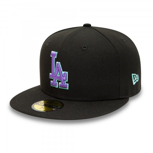 Бейсболка Los Angeles Dodgers New Era 1980 MLB All-Star Game Black Light 59FIFTY - Black