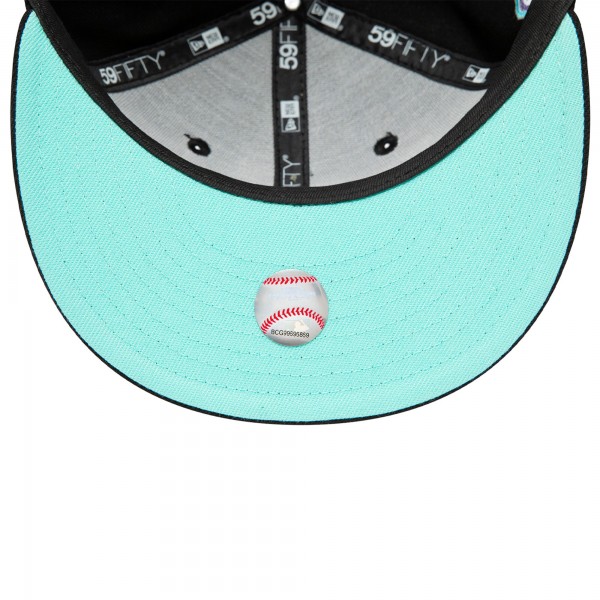 Бейсболка Los Angeles Dodgers New Era 1980 MLB All-Star Game Black Light 59FIFTY - Black