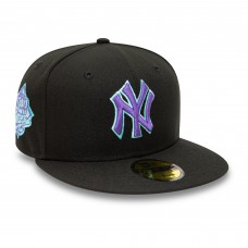 Бейсболка New York Yankees New Era 1999 World Series Black Light 59FIFTY - Black