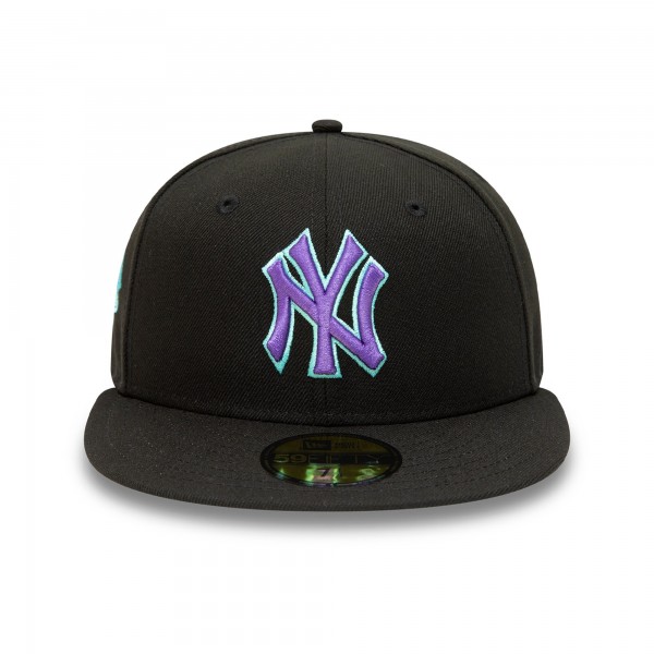 Бейсболка New York Yankees New Era 1999 World Series Black Light 59FIFTY - Black