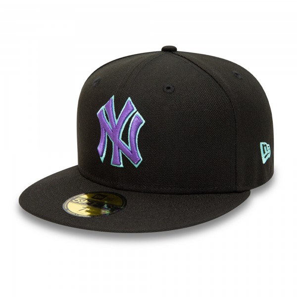 Бейсболка New York Yankees New Era 1999 World Series Black Light 59FIFTY - Black