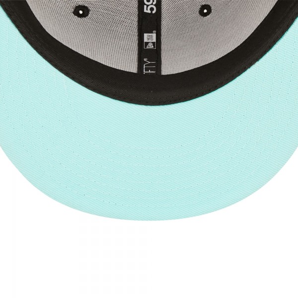 Бейсболка Los Angeles Dodgers New Era 40th Anniversary Black Light 59FIFTY - Black