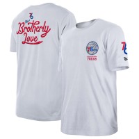 Футболка Philadelphia 76ers New Era 2022/23 City Edition Elite Pack - White