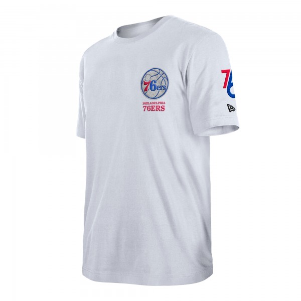 Футболка Philadelphia 76ers New Era 2022/23 City Edition Elite Pack - White