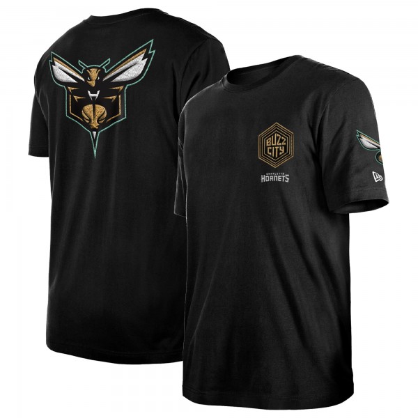Футболка Charlotte Hornets New Era 2022/23 City Edition Elite Pack - Black