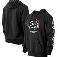 Толстовка San Antonio Spurs New Era 2022/23 City Edition - Black