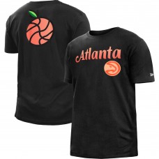 Atlanta Hawks New Era 2022/23 City Edition Brushed Jersey T-Shirt - Black