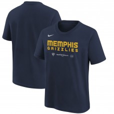 Детская футболка Memphis Grizzlies Nike 2022 NBA Playoffs - Navy