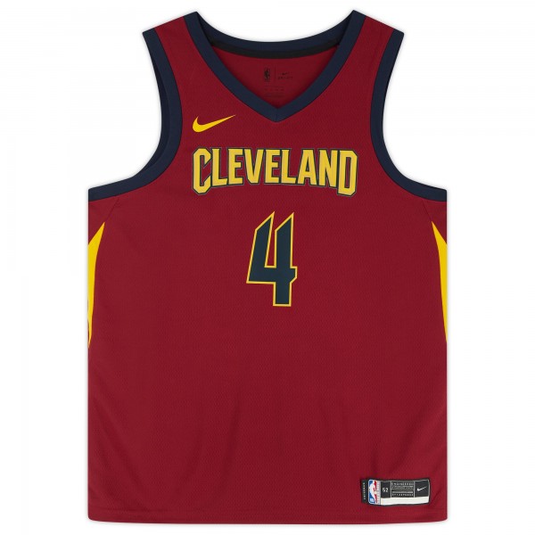 Autographed Cleveland Cavaliers Evan Mobley Wine Fanatics Authentic Nike Icon Swingman Jersey with 2022 Rising Star Inscription