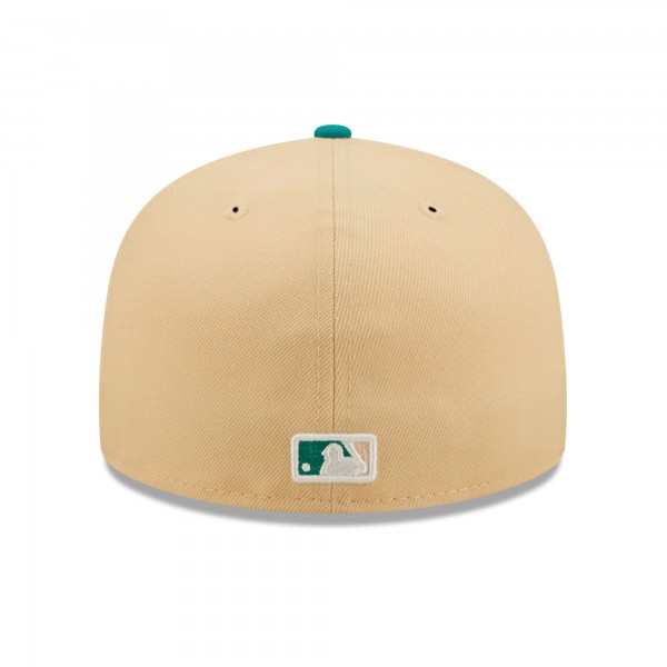 Бейсболка Los Angeles Dodgers New Era  Mango Forest 59FIFTY - Natural/Teal