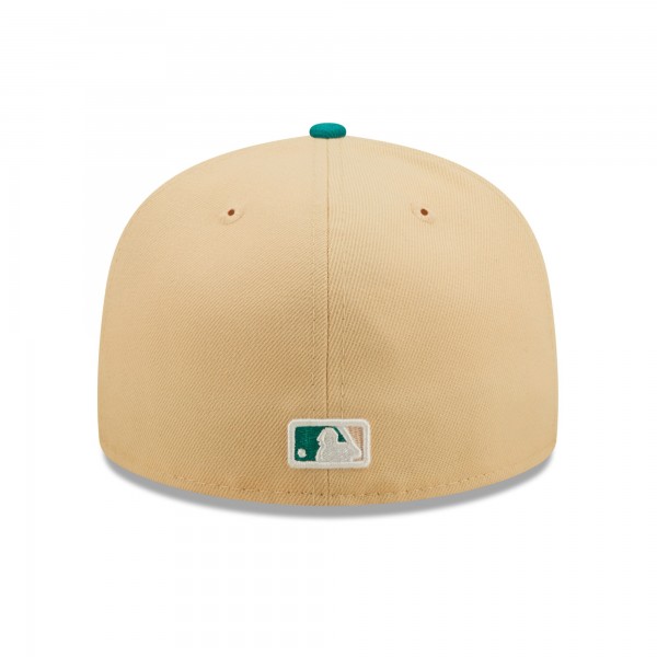 Бейсболка New York Yankees New Era  Mango Forest 59FIFTY - Natural/Teal