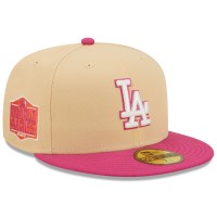 Бейсболка Los Angeles Dodgers New Era 2020 World Series Mango Passion 59FIFTY - Orange/Pink