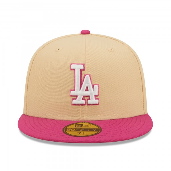 Бейсболка Los Angeles Dodgers New Era 2020 World Series Mango Passion 59FIFTY - Orange/Pink