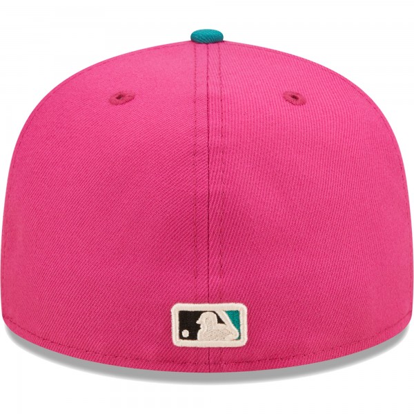 Бейсболка New York Yankees New Era Cooperstown Collection Yankee Stadium Passion Forest 59FIFTY - Pink/Green