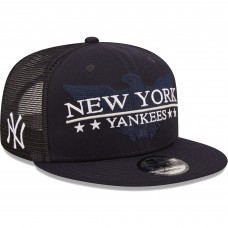 Бейсболка New York Yankees New Era Patriot Trucker 9FIFTY - Navy/Black