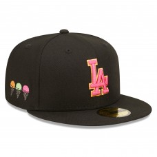 Бейсболка Los Angeles Dodgers New Era Summer Sherbet 59FIFTY - Black