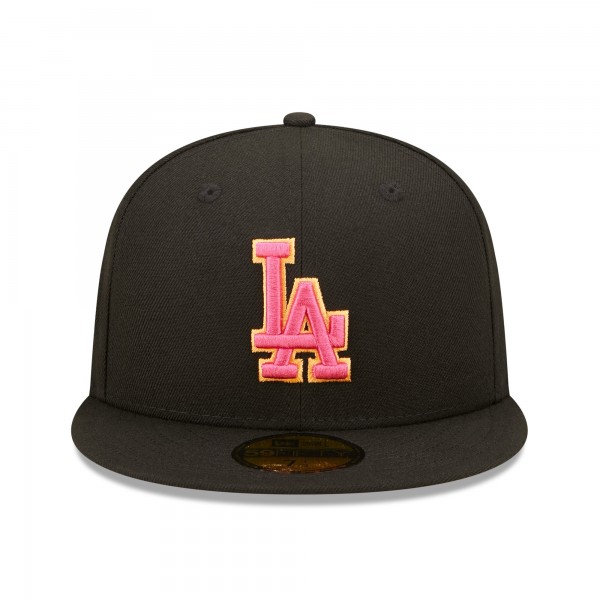 Бейсболка Los Angeles Dodgers New Era Summer Sherbet 59FIFTY - Black