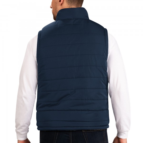 Жилетка на молнии New York Yankees G-III Sports by Carl Banks Power Hitter Reversible - Navy/Charcoal