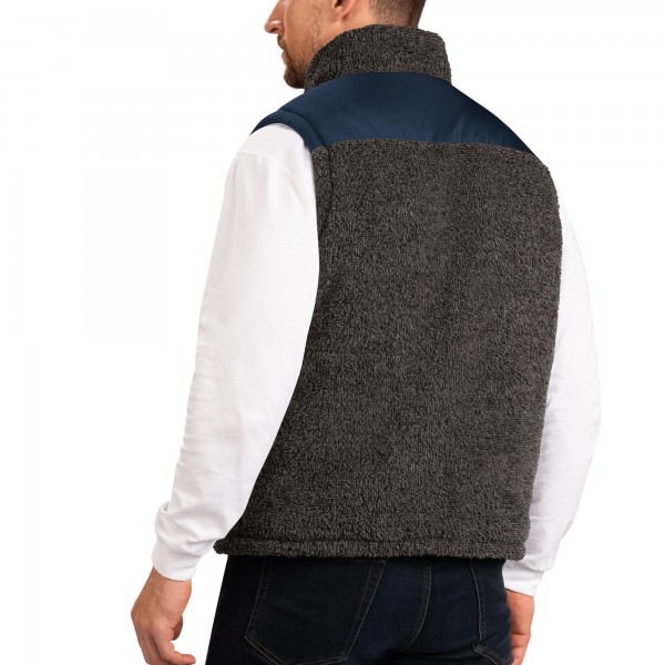 Жилетка на молнии New York Yankees G-III Sports by Carl Banks Power Hitter Reversible - Navy/Charcoal