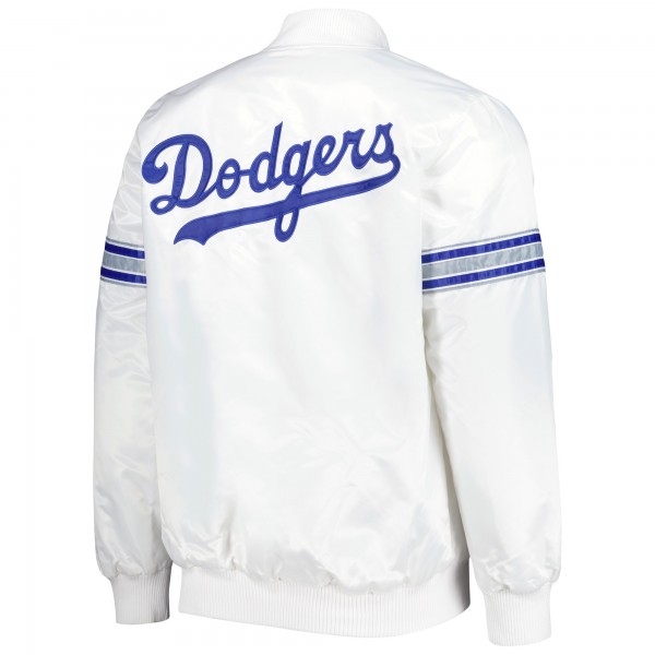 Куртка на кнопках Los Angeles Dodgers Starter Power Forward Satin Varsity - White