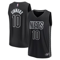Игровая джерси Youth Brooklyn Nets Ben Simmons Black Fast Break Player - Statement Edition