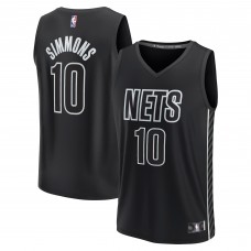 Игровая джерси Youth Brooklyn Nets Ben Simmons Black Fast Break Player - Statement Edition