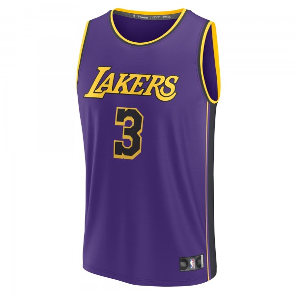 Игровая форма Anthony Davis Los Angeles Lakers Youth Fast Break Player - Statement Edition - Purple