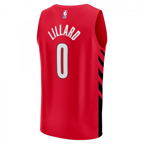 Игровая форма  Damian Lillard Portland Trail Blazers Youth 2021/22 Fast Break Player - Statement Edition - Red
