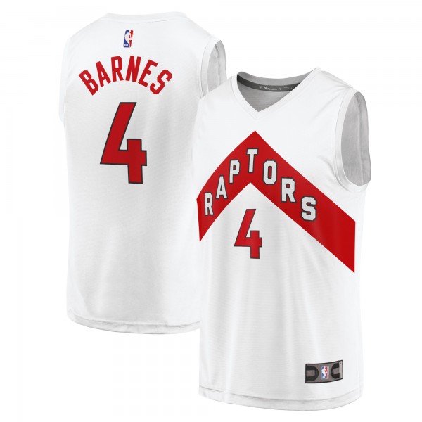 Игровая форма  Scottie Barnes Toronto Raptors Youth 2021/22 Fast Break Player White - Association Edition