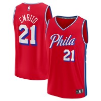 Игровая форма  Joel Embiid Philadelphia 76ers 2022/23 Fast Break Replica Player - Statement Edition - Red
