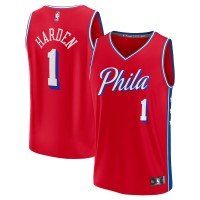 Игровая форма  James Harden Philadelphia 76ers 2022/23 Fast Break Replica Player - Statement Edition - Red
