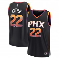 Deandre Ayton Phoenix Suns 2022/23 Fast Break Player Jersey Black - Statement Edition