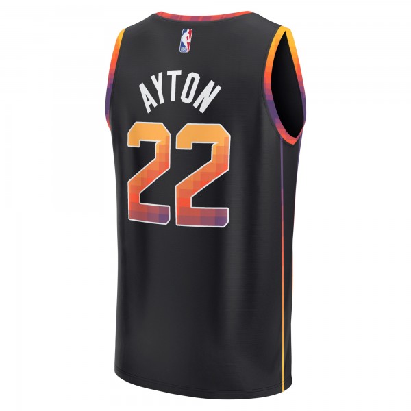Игровая форма  Deandre Ayton Phoenix Suns 2022/23 Fast Break Player Black - Statement Edition
