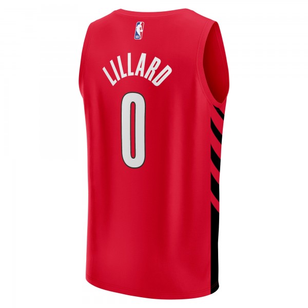 Игровая форма  Damian Lillard Portland Trail Blazers 2022/23 Fast Break Red - Statement Edition