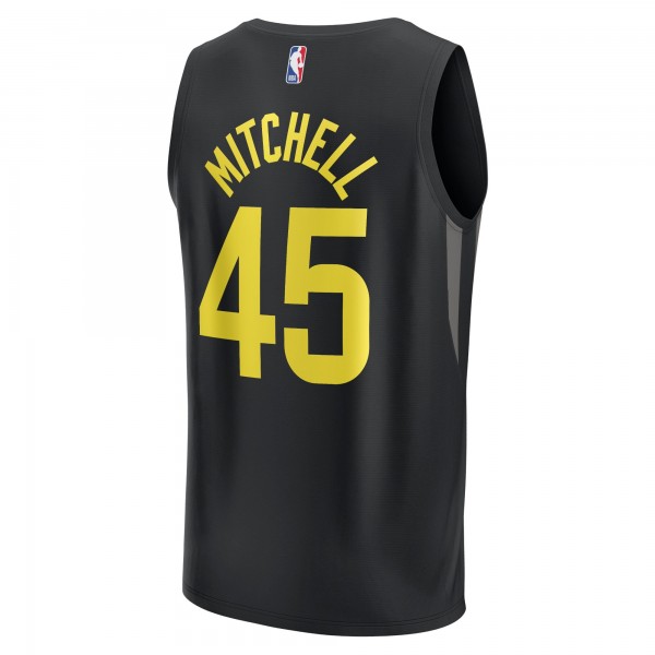 Игровая форма  Donovan Mitchell Utah Jazz 2022/23 Fast Break Replica Player Black - Statement Edition