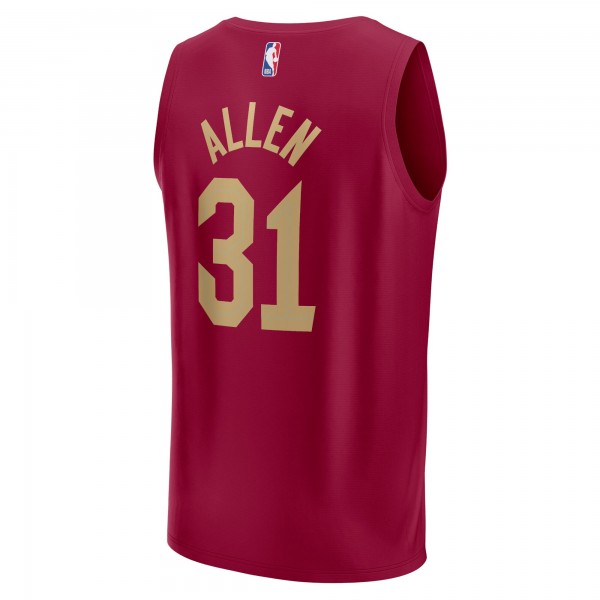 Игровая форма  Jarrett Allen Cleveland Cavaliers 2022/23 Fast Break Replica - Wine - Icon Edition