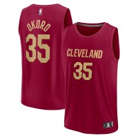 Игровая форма  Isaac Okoro Cleveland Cavaliers 2022/23 Fast Break Replica - Wine - Icon Edition