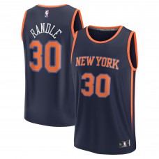 Julius Randle New York Knicks 2022/23 Fast Break Replica Jersey - Statement Edition - Navy