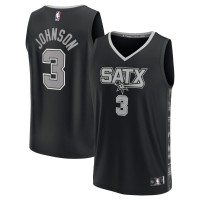 Игровая форма  Keldon Johnson San Antonio Spurs 2022/23 Fast Break Replica Player - Statement Edition - Black