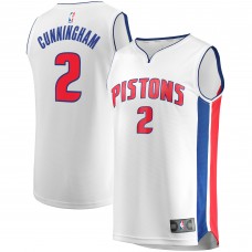 Cade Cunningham Detroit Pistons 2022/23 Fast Break Replica Jersey - White - Association Edition